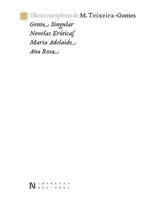 cover image of Gente Singular  Novelas Eróticas  Maria Adelaide  Ana Rosa